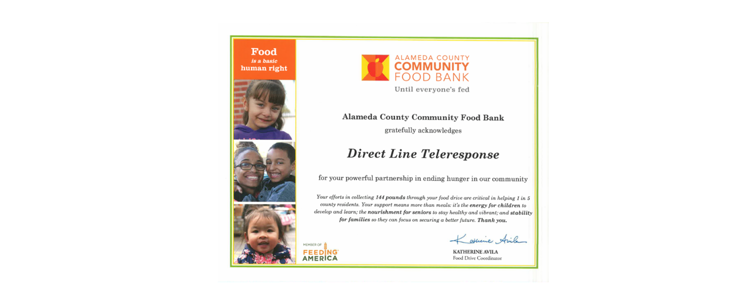Helping Those in Need (Alameda County Community Food Bank)